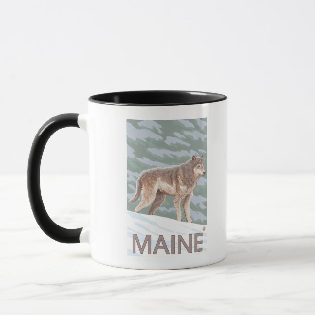 Tasse Scène du MaineWolf (Gauche)