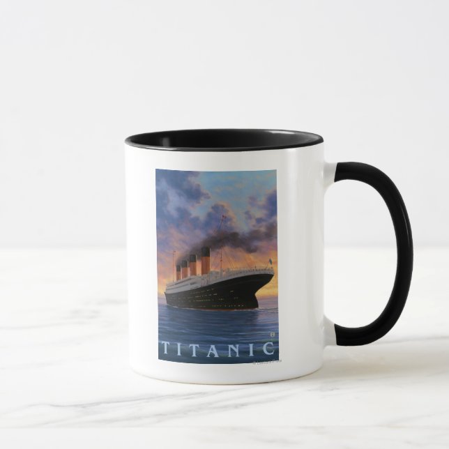 Tasse Scène Titanic Ligne étoile blanche (Droite)