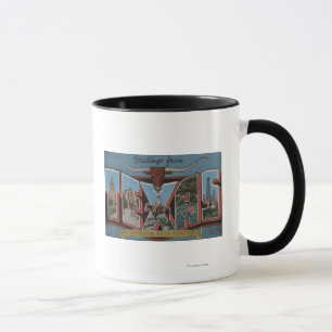 Tasse Scènes de lettre de TexasLarge