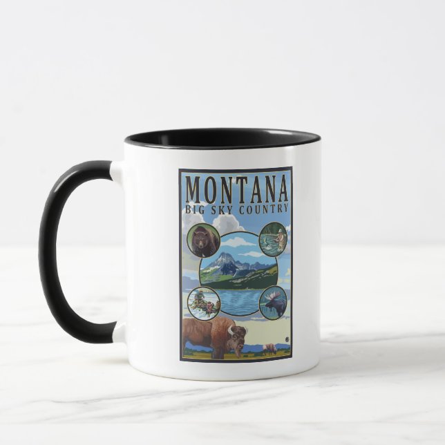 Tasse Scènes d'état du Montana (Gauche)