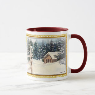 Tasse Scènes hiver personnalisables