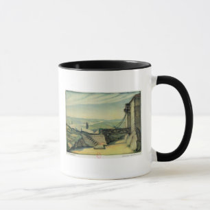 Tasse Scénographie pour l'acte II de l'opéra 'Fidelio