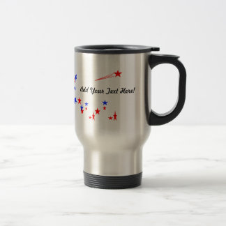 Tasse, Schablone, addieren Ihre Mitteilung Reisebecher