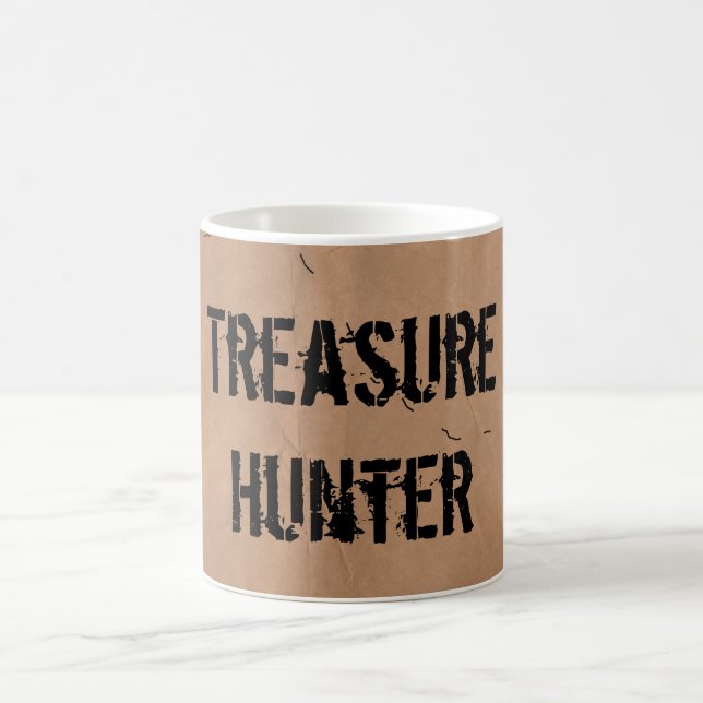Tasse: Schatzsucher. MDezieren und Geocaching Kaffeetasse (Mittel)