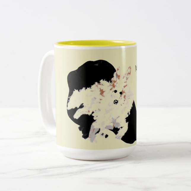 Tasse: Schnellspur Zweifarbige Tasse (Vorderseite Links)