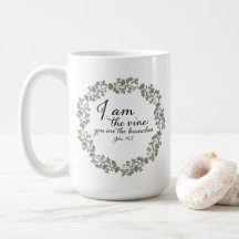 Tasse: Schrift-I Am Wein