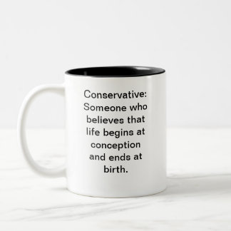 Tasse, Schwarz-Innenraum, Konservativer… Zweifarbige Tasse