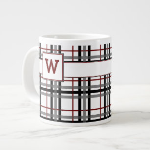 Tasse Schwarz-weißer und Karierter Spezialitäten