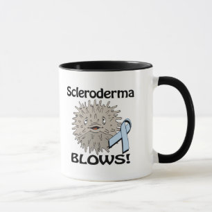 Tasse Scleroderma souffle Conception de sensibilisation