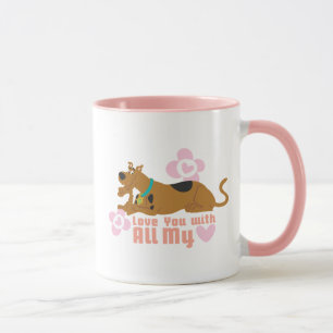 Tasse Scooby-Doo "Aimez-Vous De Tout Mon Coeur"