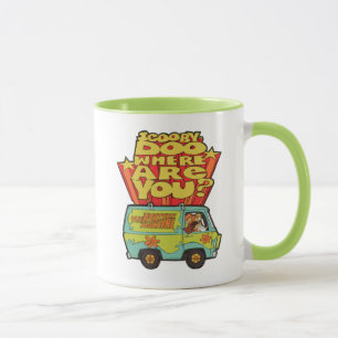 Tasse Scooby-Doo "Où Es-Tu ?" Retro Cartoon Van