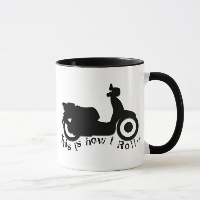 Tasse Scooter ou E-Vélo - c'est comment je roule ! (Droite)