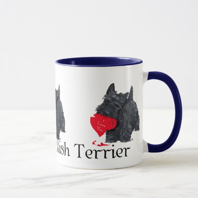 Tasse Scottish Terrier Valentine (Droite)