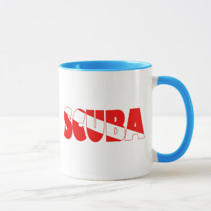 Tasse Scuba (anglais)