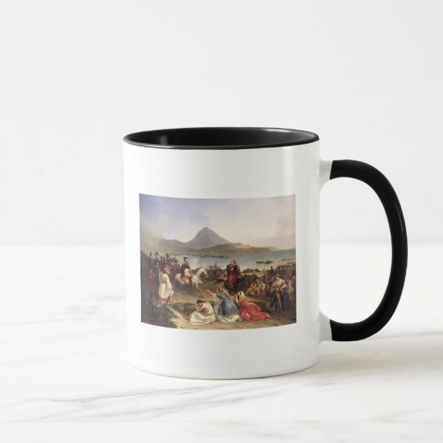 Tasse Se réunir entre le Général Nicolas Joseph Maison (Droite)
