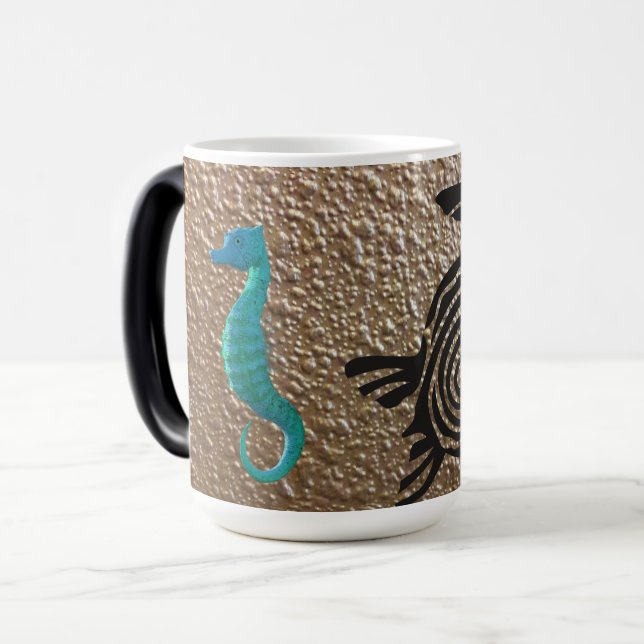 Tasse Seepferd und Schildkröte (Vorderseite Links)