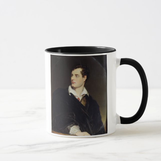 Tasse Seigneur Byron après un portrait peint par Thomas (Droite)