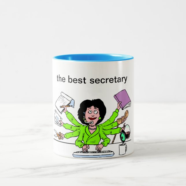 Tasse, Sekretär, am besten Zweifarbige Tasse (Mittel)