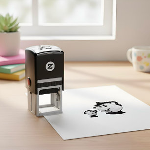 Tasse Selbstfarbige Briefmarke Permastempel