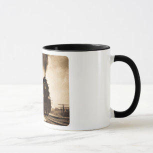 Tasse Sépia Pacifique de passager de vapeur du Missouri