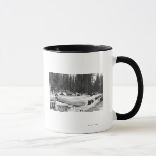 Tasse Sequoia National Park Snow Scene in Village