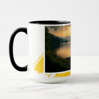 Tasse Serener See Sonnenuntergang Chill Out Modern