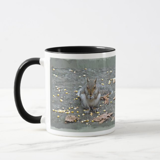 Tasse Série d'écureuils gris (Gauche)