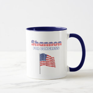 Tasse Shannon pour le drapeau américain patriotique du