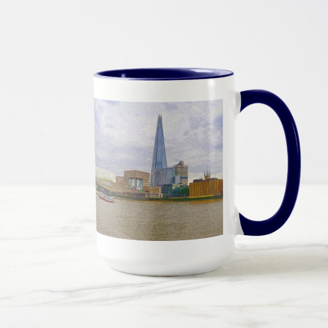 Tasse Shard, Thames River, Londres, Angleterre (Droite)
