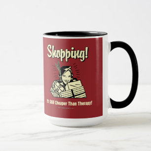 Tasse Shopping : moins cher que la thérapie