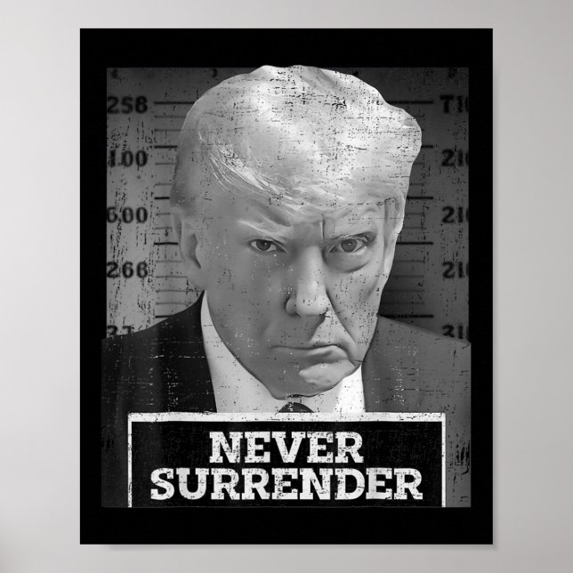 Tasse Shot - Donald Trump Tasse Shot - Nie übergeb Poster (Vorne)
