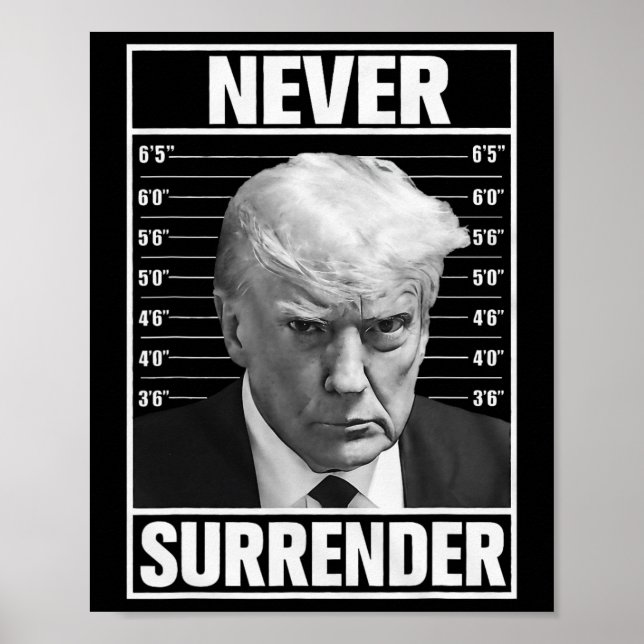Tasse Shot - Donald Trump Tasse Shot - Nie übergeb Poster (Vorne)