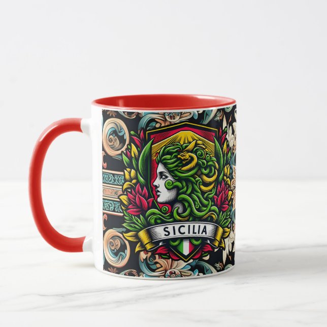 Tasse Sicilian Trinacria (Links)
