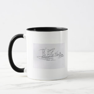 Tasse Signature de la Reine Elizabeth I