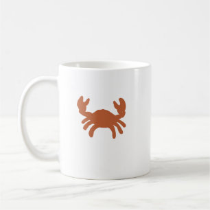 Tasse signe du zodiaque Cancer silhouette de crabe