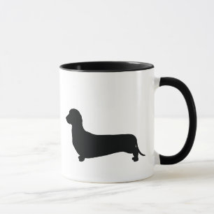 Tasse Silhouette de base de teckel