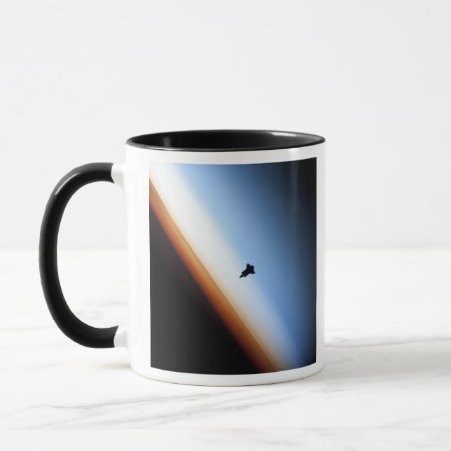 Tasse Silhouette de la navette spatiale Endeavor (Gauche)