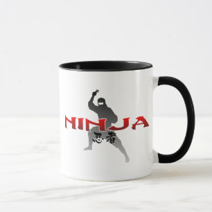 Tasse Silhouette de Ninja