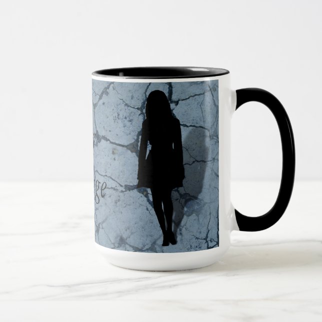 Tasse Silhouette d'une femme (Droite)