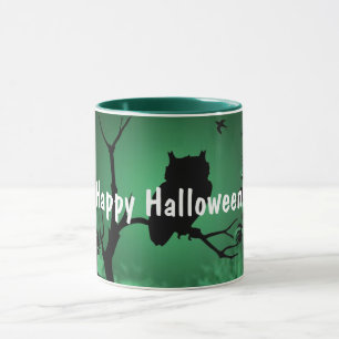 Tasse Silhouette Halloween de hibou