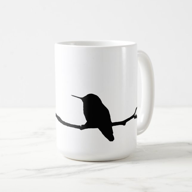 Tasse - Silhouette Hummingbird (VorderseiteRechts)