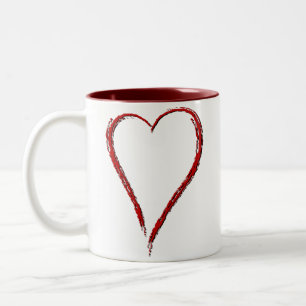 Tasse simple de coeur