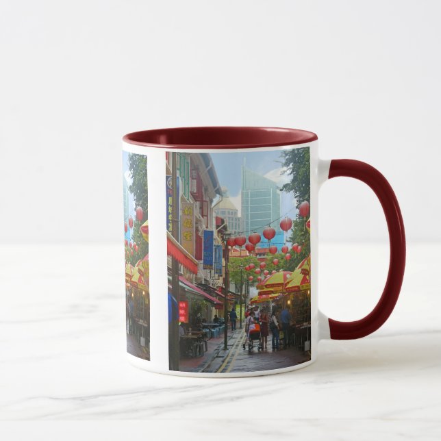 Tasse Singapour - vieux et nouveau (Droite)