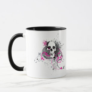 Tasse skullz. flèches droites torsadées.
