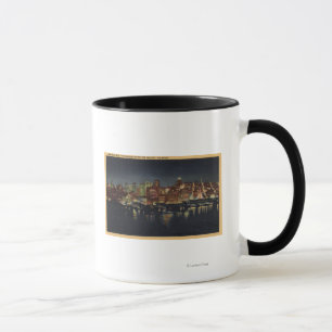 Tasse Skyline de nuit de "La ville reine de