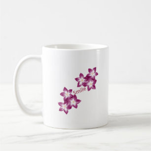 Tasse Smile Fleurs Violettes – Elegante Blumige Ta