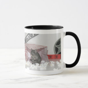 Tasse Smurf la gerbille va à