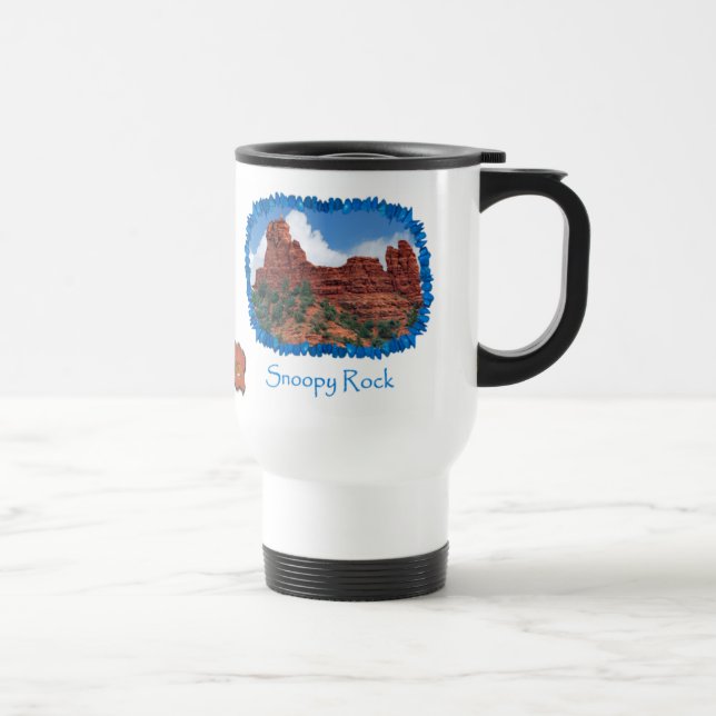 Tasse Snoopy de voyage de Sedona de roche/roche de (Droite)
