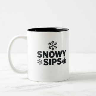Tasse Snowtups - Saisonale Schneeflocke & Pumpkin