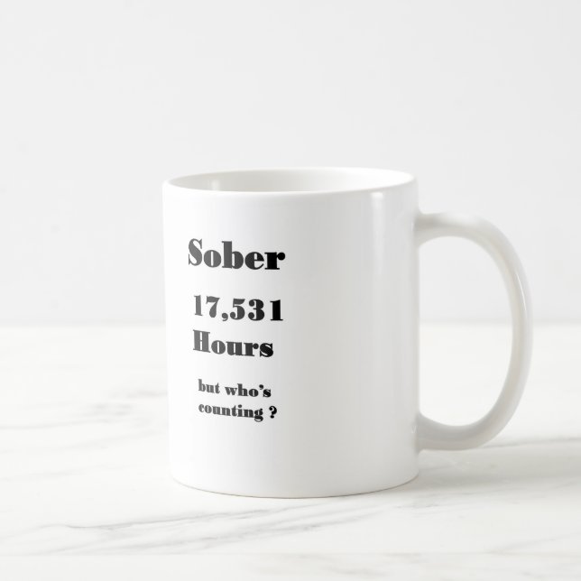 tasse sobre drôle d'anniversaire de 2 ans (Droite)